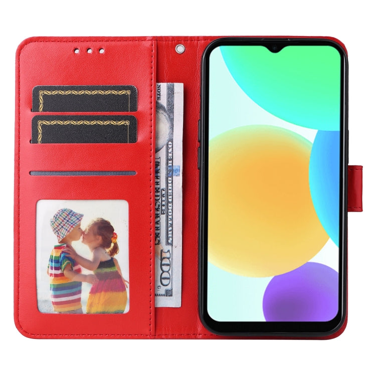For Infinix Smart 6 Embossed Sunflower Leather Phone Case