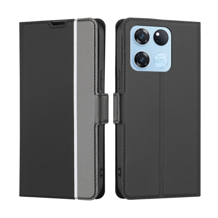 For OnePlus Ace Racing Twill Texture Side Button Leather Phone Case