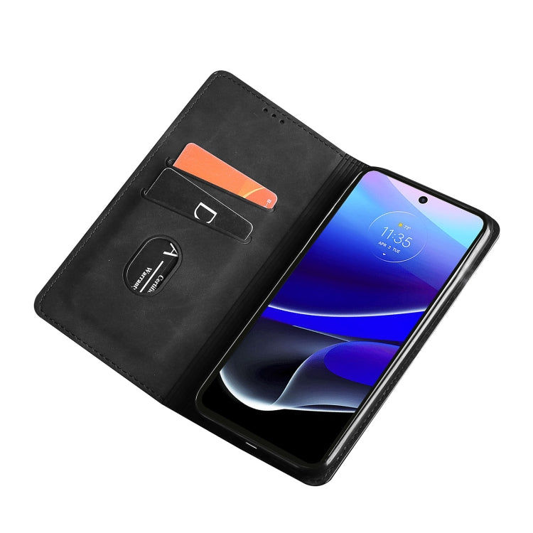 For Motorola Moto G42 4G Skin Feel Magnetic Horizontal Flip Leather Phone Case