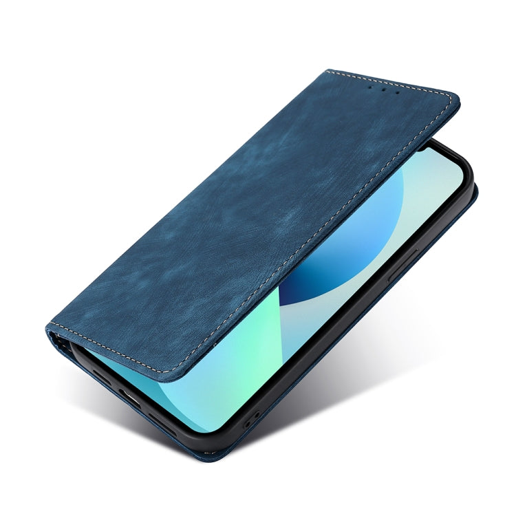 For Xiaomi Redmi Note 10 JE  Japan RFID Anti-theft Brush Magnetic Leather Phone Case