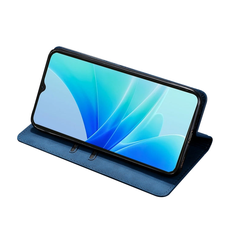 For OPPO Reno7 A JP Version Skin Feel Magnetic Horizontal Flip Leather Phone Case