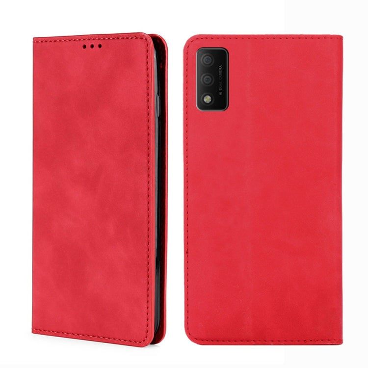 For TCL 30T T603DL Skin Feel Magnetic Horizontal Flip Leather Phone Case