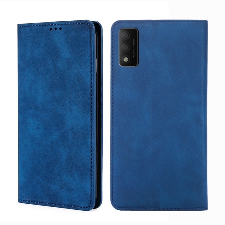 For TCL 30T T603DL Skin Feel Magnetic Horizontal Flip Leather Phone Case