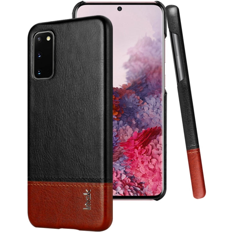 For Galaxy S20 5G IMAK Ruiyi Series Concise Slim PU + PC Protective Case
