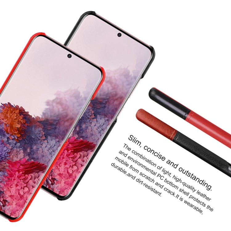 For Galaxy S20 5G IMAK Ruiyi Series Concise Slim PU + PC Protective Case