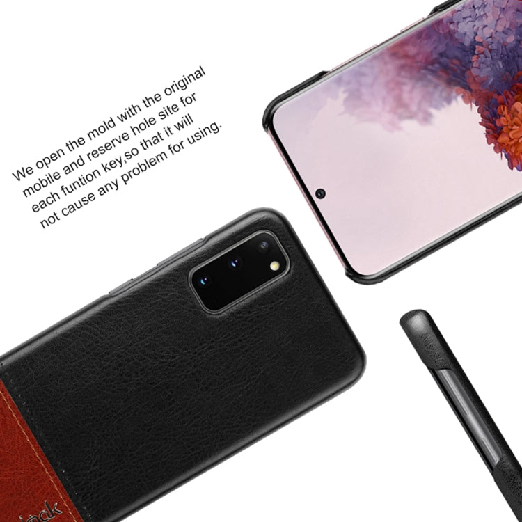 For Galaxy S20 5G IMAK Ruiyi Series Concise Slim PU + PC Protective Case