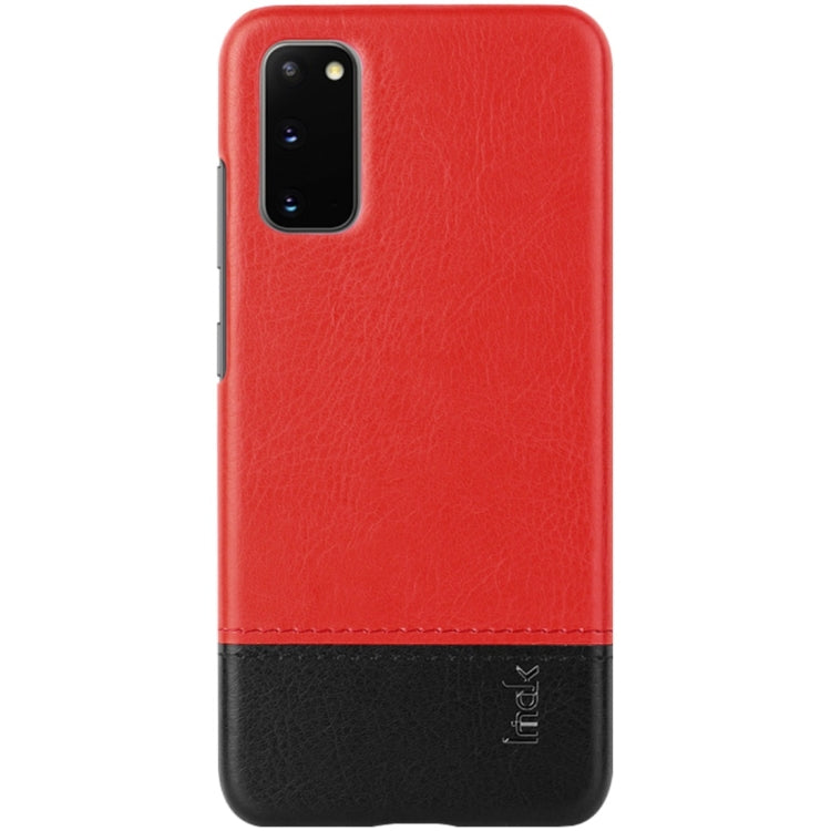 For Galaxy S20 5G IMAK Ruiyi Series Concise Slim PU + PC Protective Case