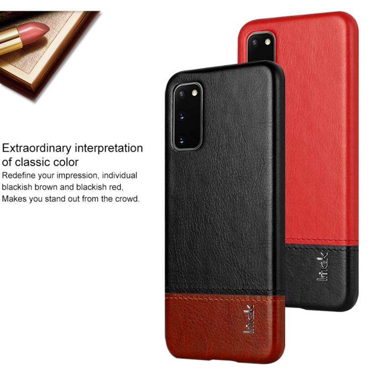 For Galaxy S20 5G IMAK Ruiyi Series Concise Slim PU + PC Protective Case