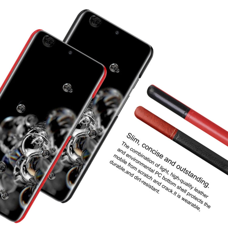 For Galaxy S20+ 5G IMAK Ruiyi Series Concise Slim PU + PC Protective Case