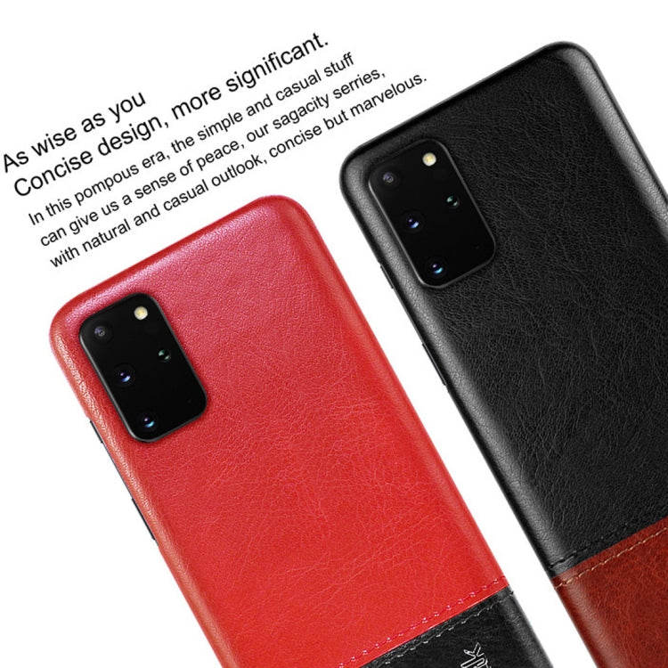 For Galaxy S20+ 5G IMAK Ruiyi Series Concise Slim PU + PC Protective Case