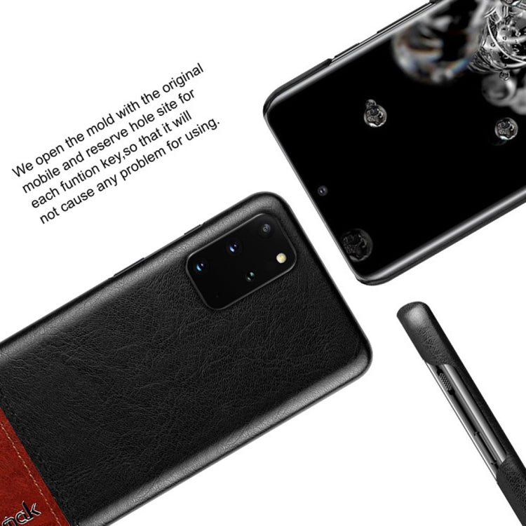 For Galaxy S20+ 5G IMAK Ruiyi Series Concise Slim PU + PC Protective Case