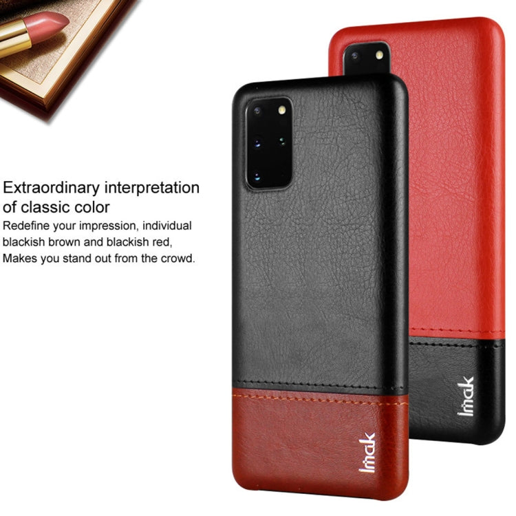 For Galaxy S20+ 5G IMAK Ruiyi Series Concise Slim PU + PC Protective Case