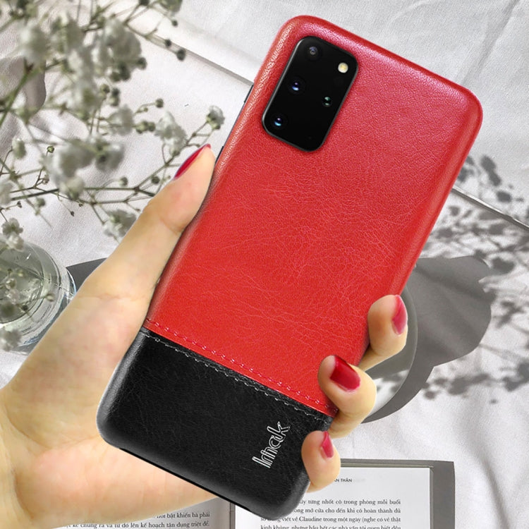 For Galaxy S20+ 5G IMAK Ruiyi Series Concise Slim PU + PC Protective Case