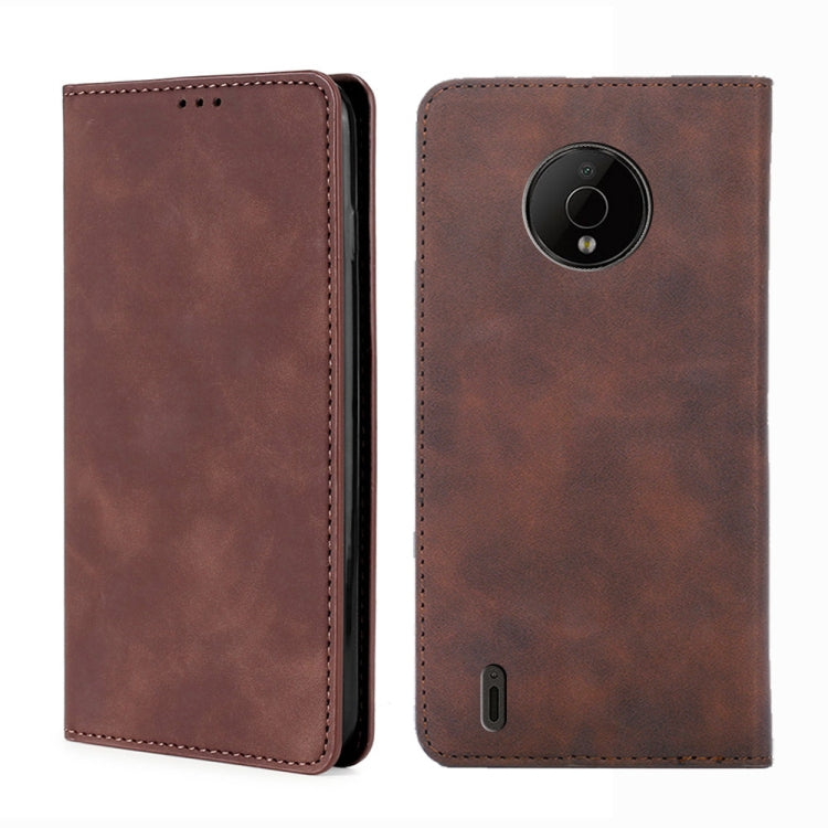 For Nokia C200 Skin Feel Magnetic Horizontal Flip Leather Phone Case