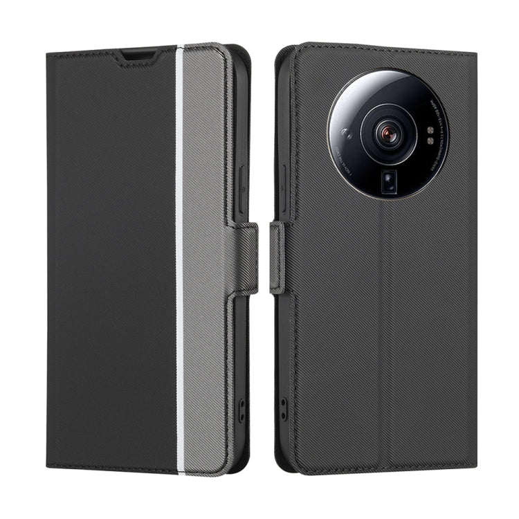 For Xiaomi 12S Ultra Twill Texture Side Button Leather Phone Case