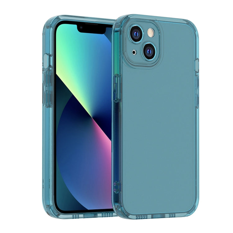 For iPhone 13 mini Straight Edge Space Shockproof Phone Case