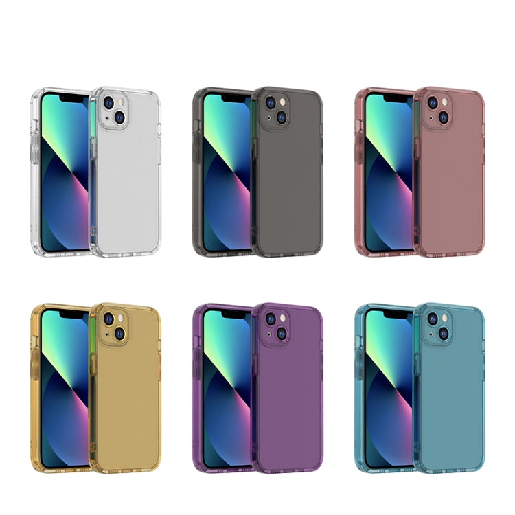 For iPhone 13 mini Straight Edge Space Shockproof Phone Case