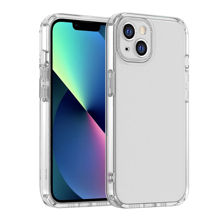 For iPhone 13 Straight Edge Space Shockproof Phone Case