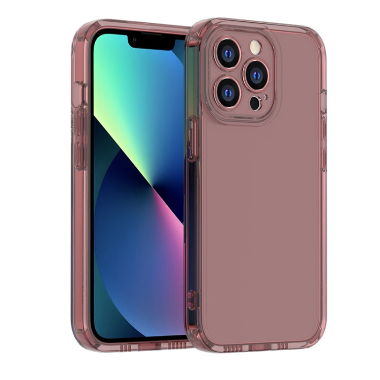 For iPhone 13 Pro Straight Edge Space Shockproof Phone Case