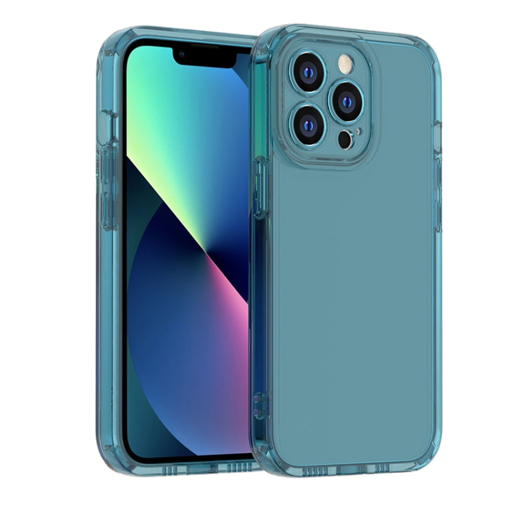 For iPhone 13 Pro Straight Edge Space Shockproof Phone Case