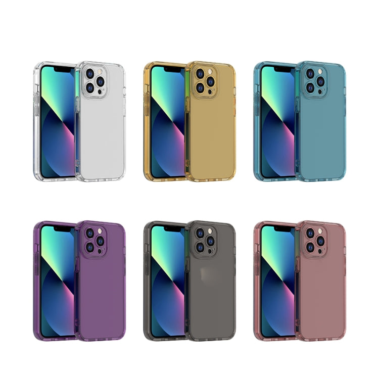 For iPhone 13 Pro Straight Edge Space Shockproof Phone Case