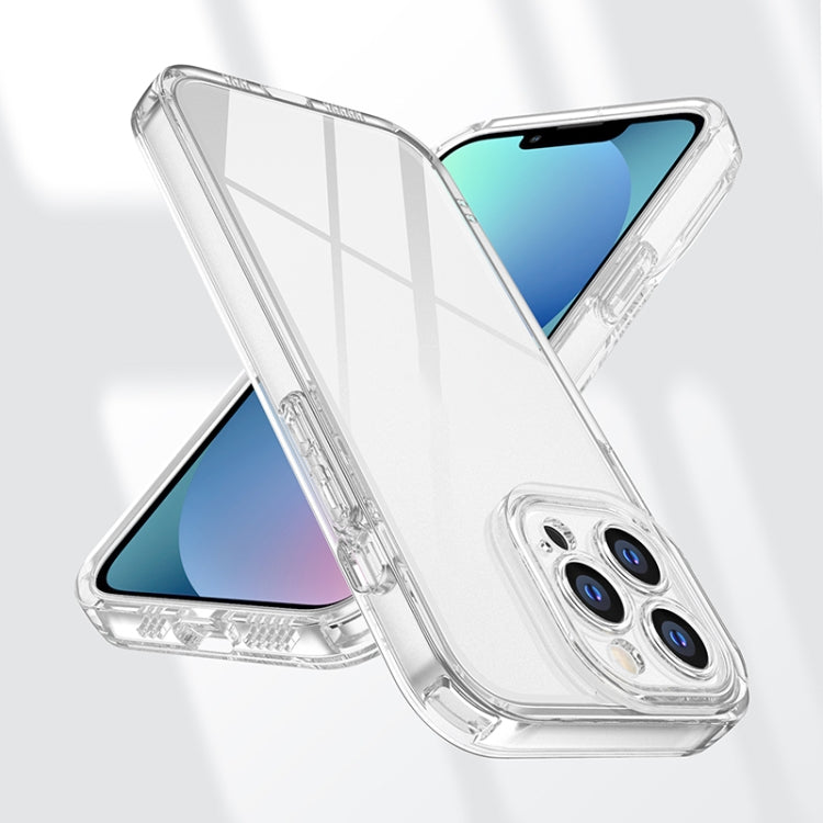 For iPhone 13 Pro Straight Edge Space Shockproof Phone Case