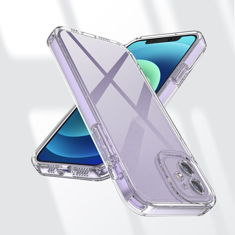 For iPhone 12 mini Straight Edge Space Shockproof Phone Case