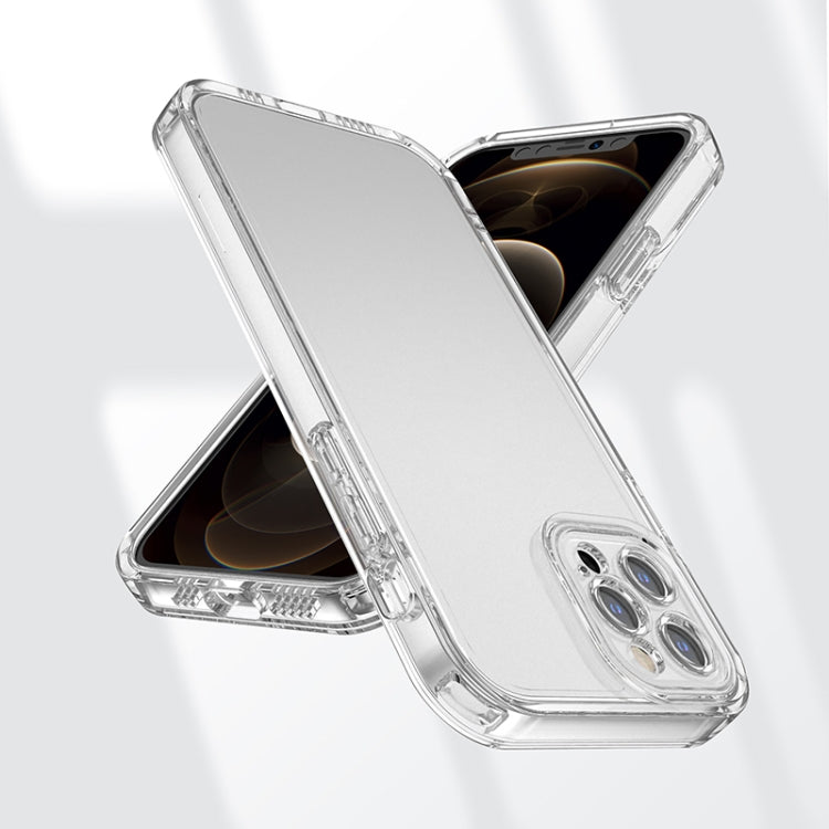 For iPhone 12 Pro Straight Edge Space Shockproof Phone Case