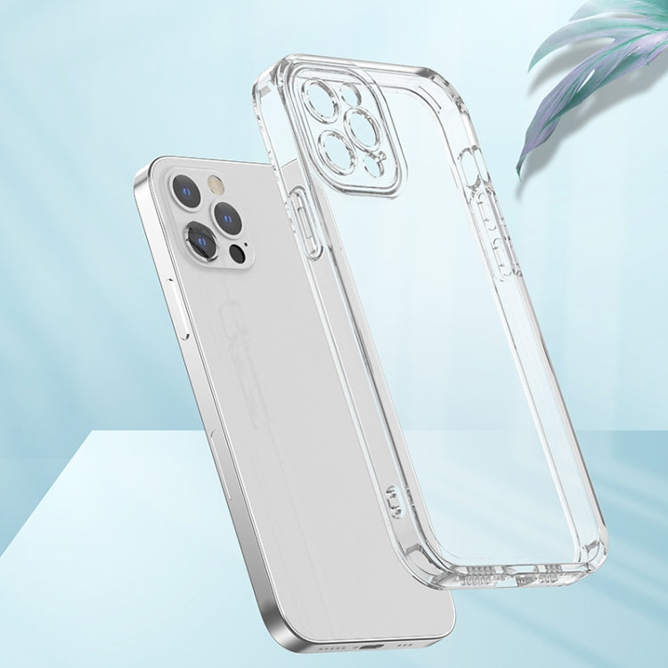 For iPhone 12 Pro Straight Edge Space Shockproof Phone Case