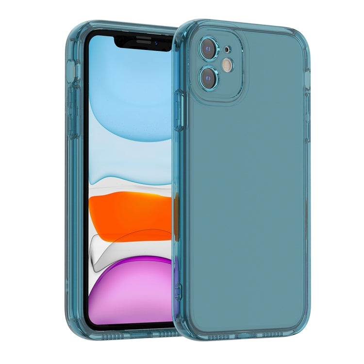 For iPhone 11 Straight Edge Space Shockproof Phone Case