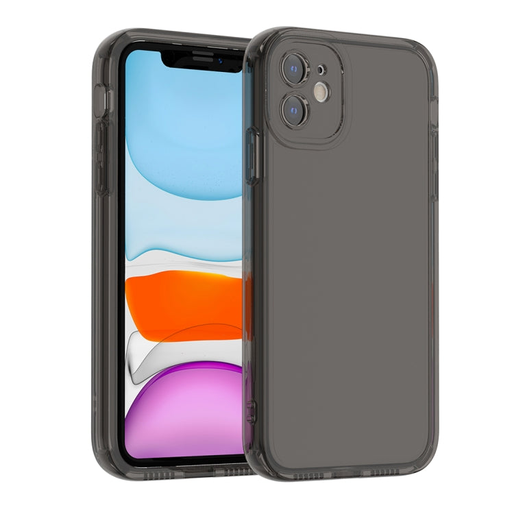 For iPhone 11 Straight Edge Space Shockproof Phone Case