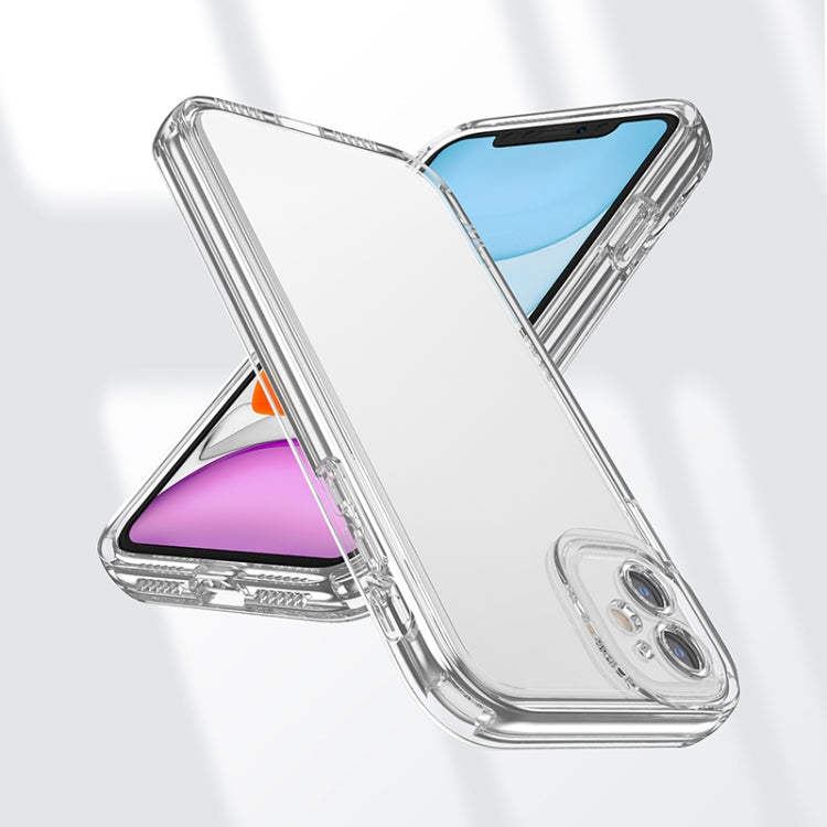 For iPhone 11 Straight Edge Space Shockproof Phone Case
