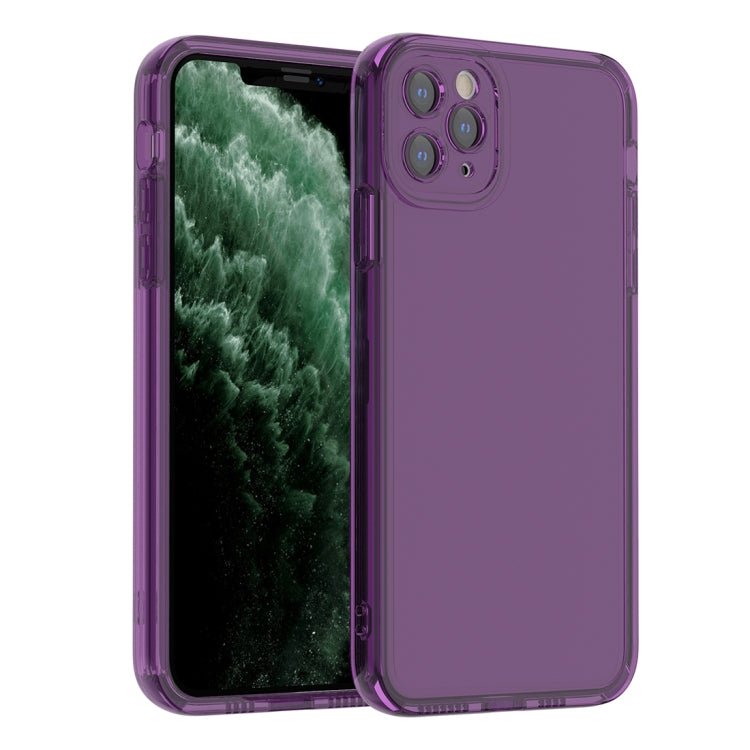 For iPhone 11 Pro Max Straight Edge Space Shockproof Phone Case