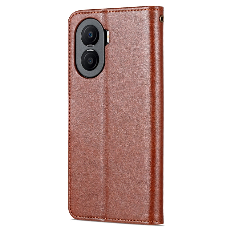 For Honor X40i AZNS Sheepskin Texture Flip Leather Phone Case