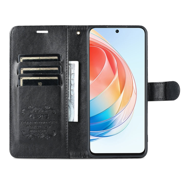 For Honor X40i AZNS Sheepskin Texture Flip Leather Phone Case