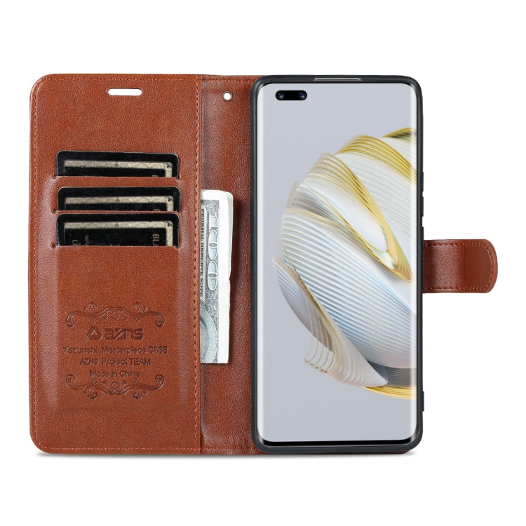 For Huawei nova 10 Pro AZNS Sheepskin Texture Flip Leather Phone Case