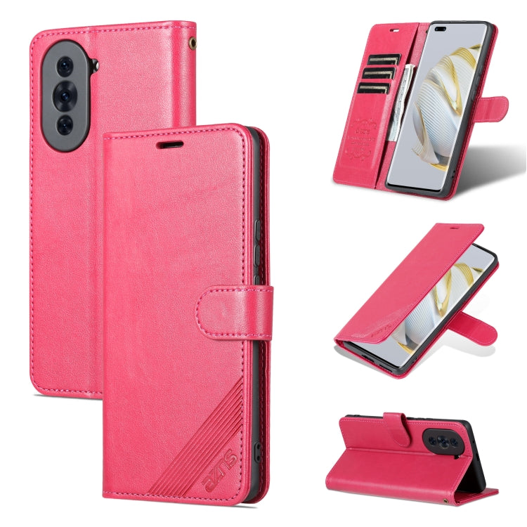 For Huawei nova 10 Pro AZNS Sheepskin Texture Flip Leather Phone Case