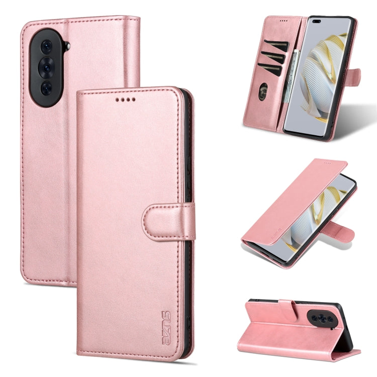 For Huawei nova 10 AZNS Skin Feel Calf Texture Flip Leather Phone Case