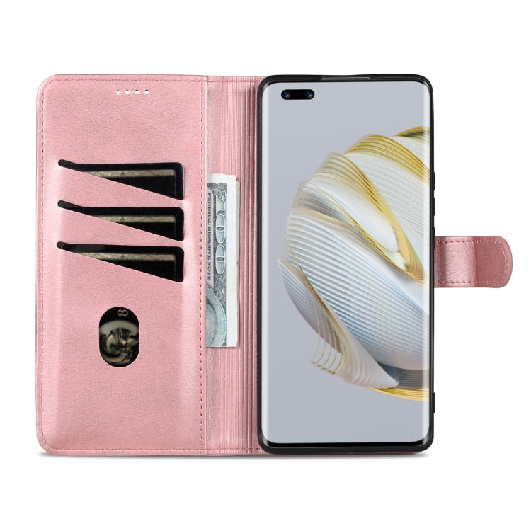 For Huawei nova 10 AZNS Skin Feel Calf Texture Flip Leather Phone Case