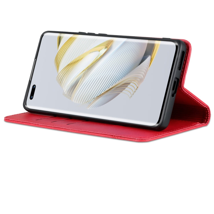 For Huawei nova 10 Pro AZNS Magnetic Calf Texture Flip Leather Phone Case