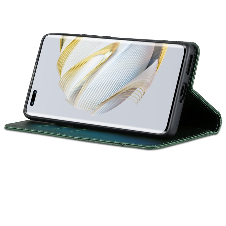For Huawei nova 10 Pro AZNS Magnetic Calf Texture Flip Leather Phone Case