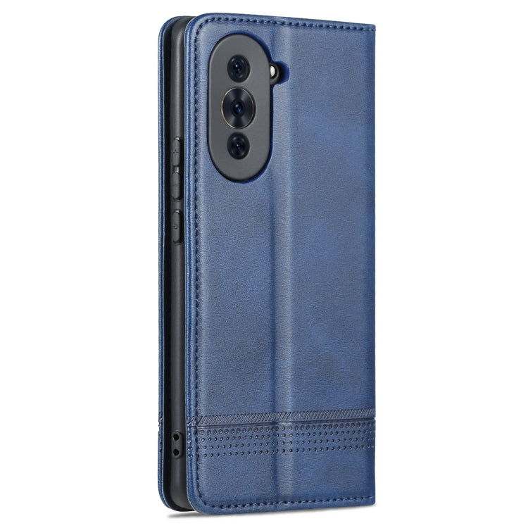 For Huawei nova 10 Pro AZNS Magnetic Calf Texture Flip Leather Phone Case