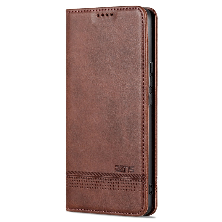 For Huawei nova 10 Pro AZNS Magnetic Calf Texture Flip Leather Phone Case