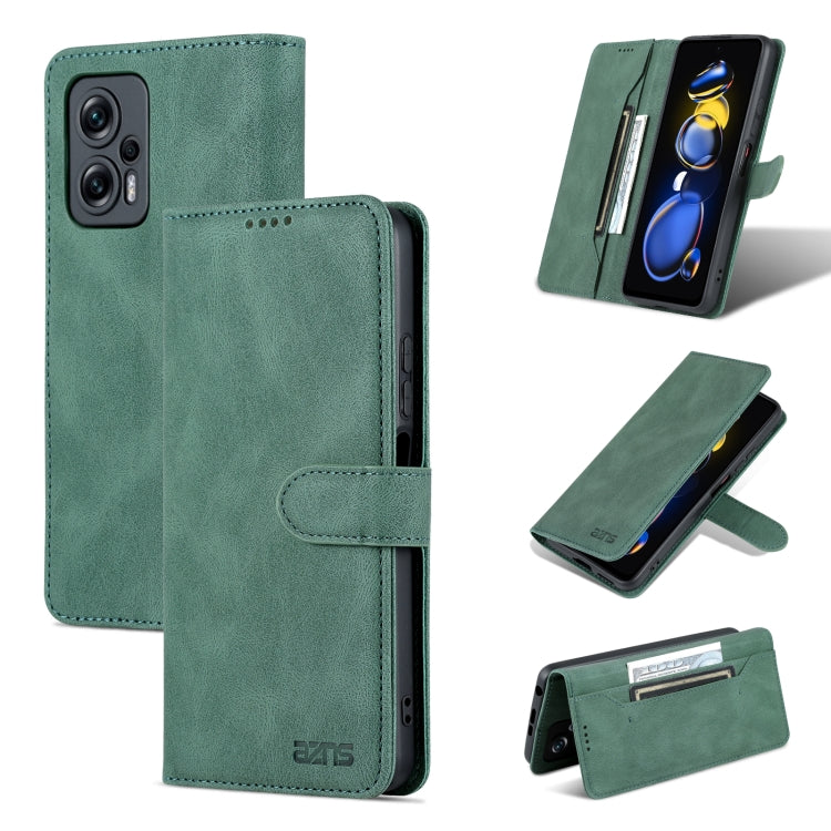 For Xiaomi Redmi Note 11T Pro / Poco X4 GT AZNS Dream II Skin Feel Horizontal Flip Leather Case