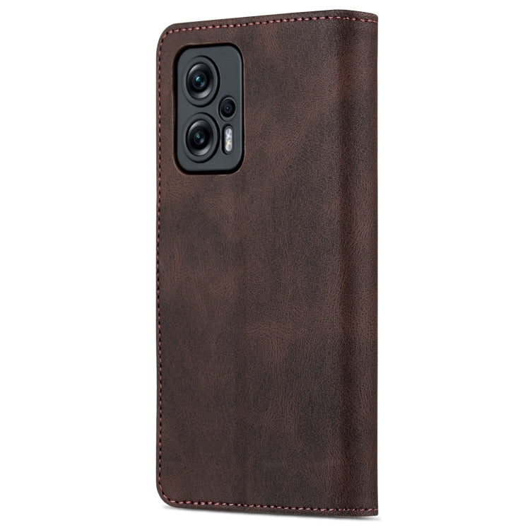 For Xiaomi Redmi Note 11T Pro / Poco X4 GT AZNS Dream II Skin Feel Horizontal Flip Leather Case