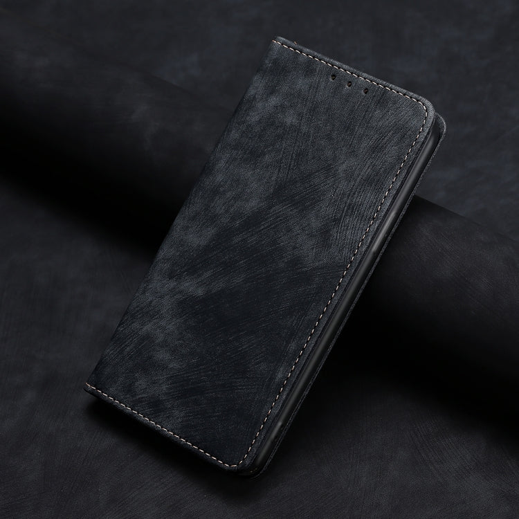 For Infinix Smart 6 RFID Anti-theft Brush Magnetic Leather Phone Case
