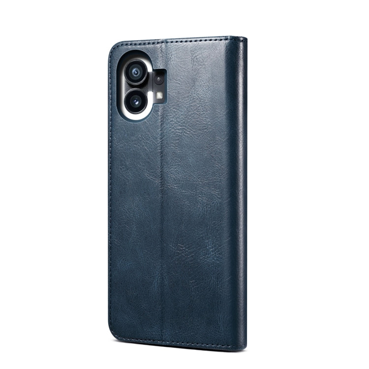 For Noting phone 1 Simple Wax Crazy Horse Texture Horizontal Flip Leather Case