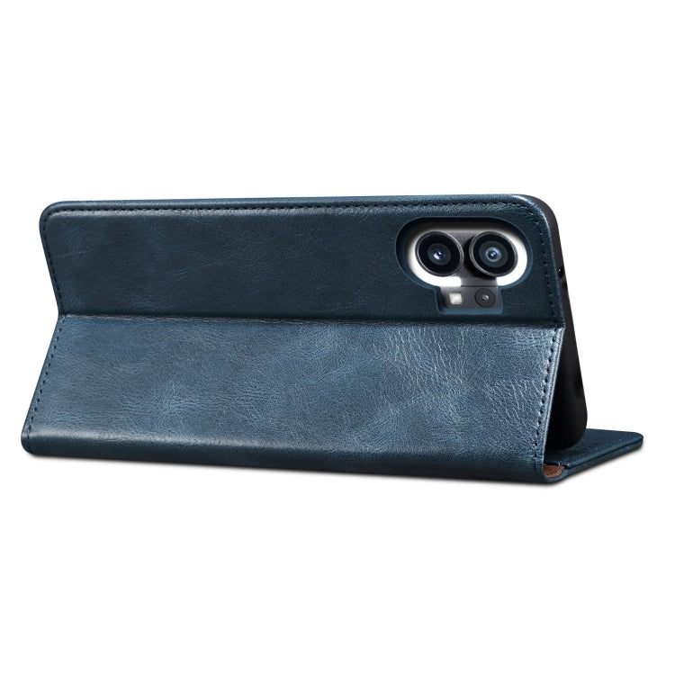For Noting phone 1 Simple Wax Crazy Horse Texture Horizontal Flip Leather Case