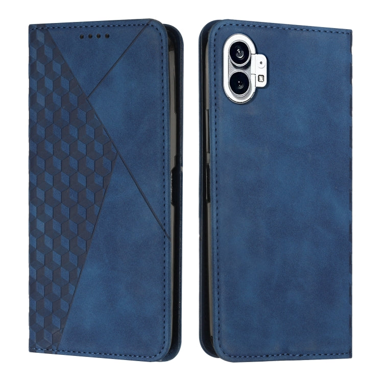 For Noting Phone 1 Diamond Pattern Splicing Skin Feel Magnetic Phone Case
