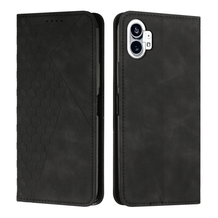 For Noting Phone 1 Diamond Pattern Splicing Skin Feel Magnetic Phone Case